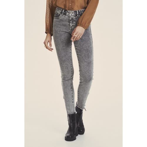 JEAN SLIM GRIS CREAM 8305