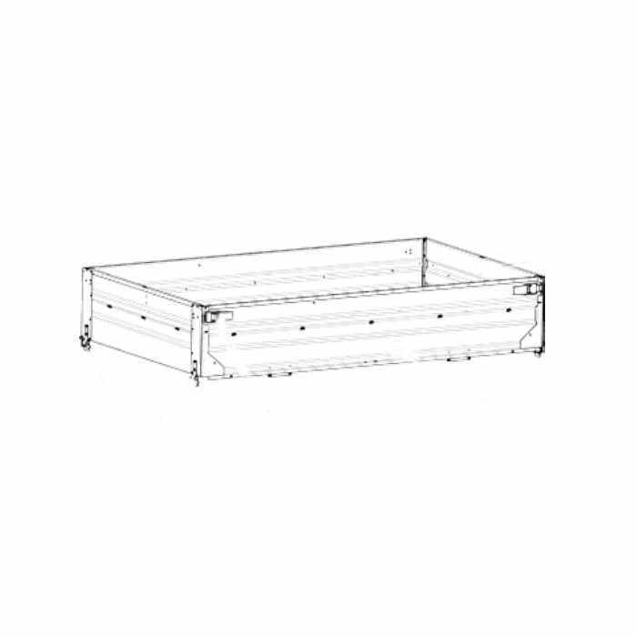 Jeu de ridelles alu LIDER plateau 406x215 cm