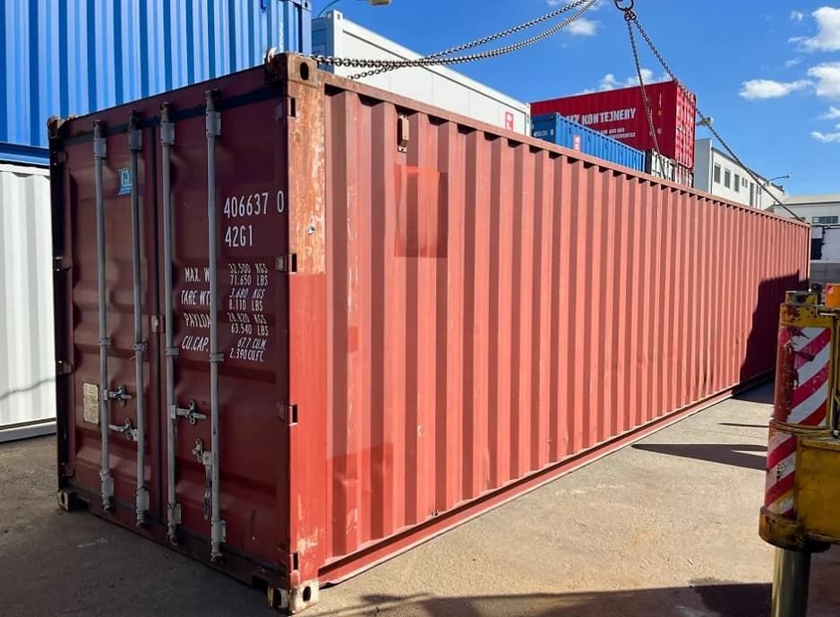 Gebrauchter 40-Fuß-Transportcontainer