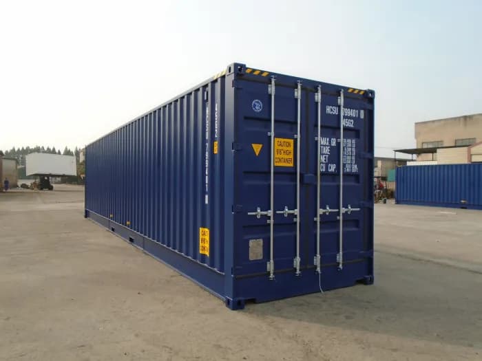 40-Fuß-High-Cube-Container mit offener Seite