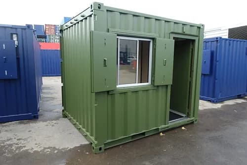 10‘ Bürocontainer - Blue