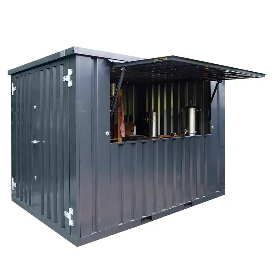 Barcontainer XL 3 x 2 Anthrazit RAL 7016