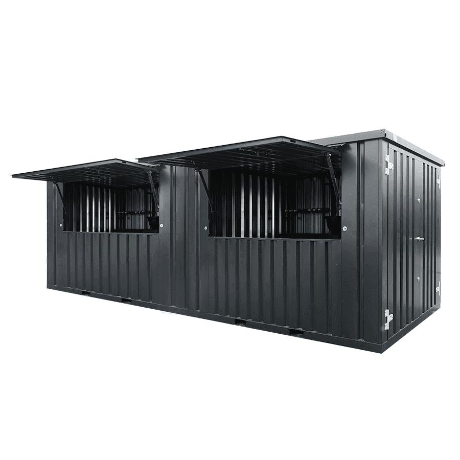 Barcontainer XL 6 x 2 Anthrazit RAL 7016