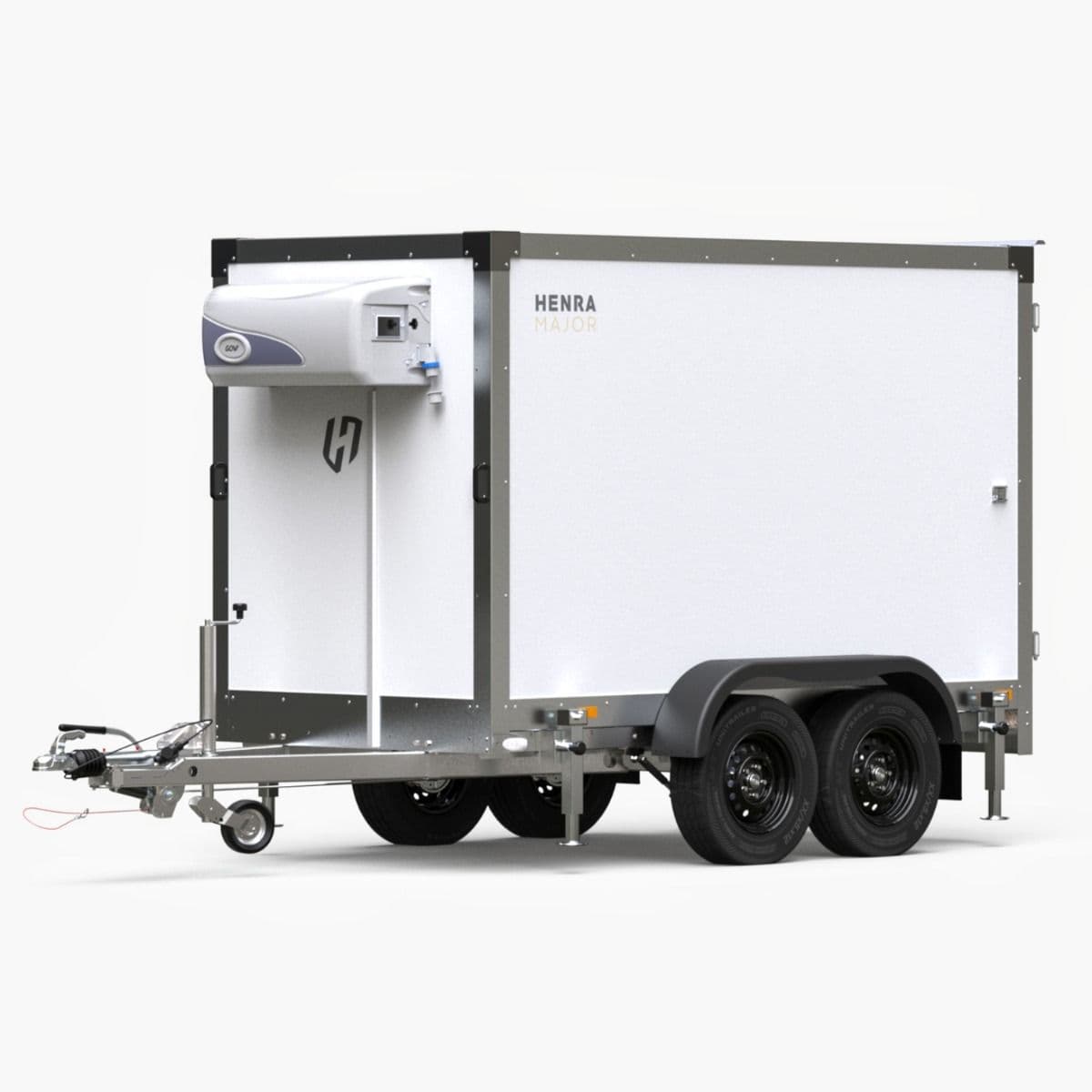 Remolque refrigerado HENRA – Calefacción y refrigeración – MMA 2.700 kg – 290 × 138 × 170 cm