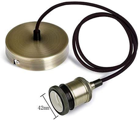 Suspension laiton opaline drapée beige en verre - Métal Brossé Laiton Antique