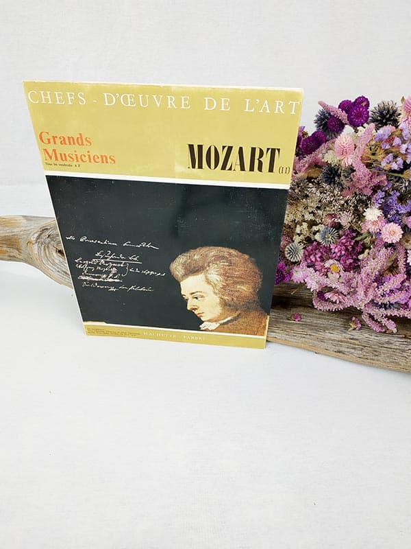 Livre Disque 33 tours Mozart Chefs d'oeuvre de l'Art