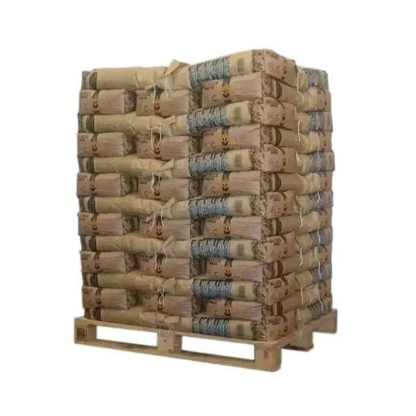 Badger Holzpellets ENplus A1 / DINplus – 975 kg Palette (65×15 kg), Heizwert ≥4,6 kWh/kg, Nadelholz, Belgien