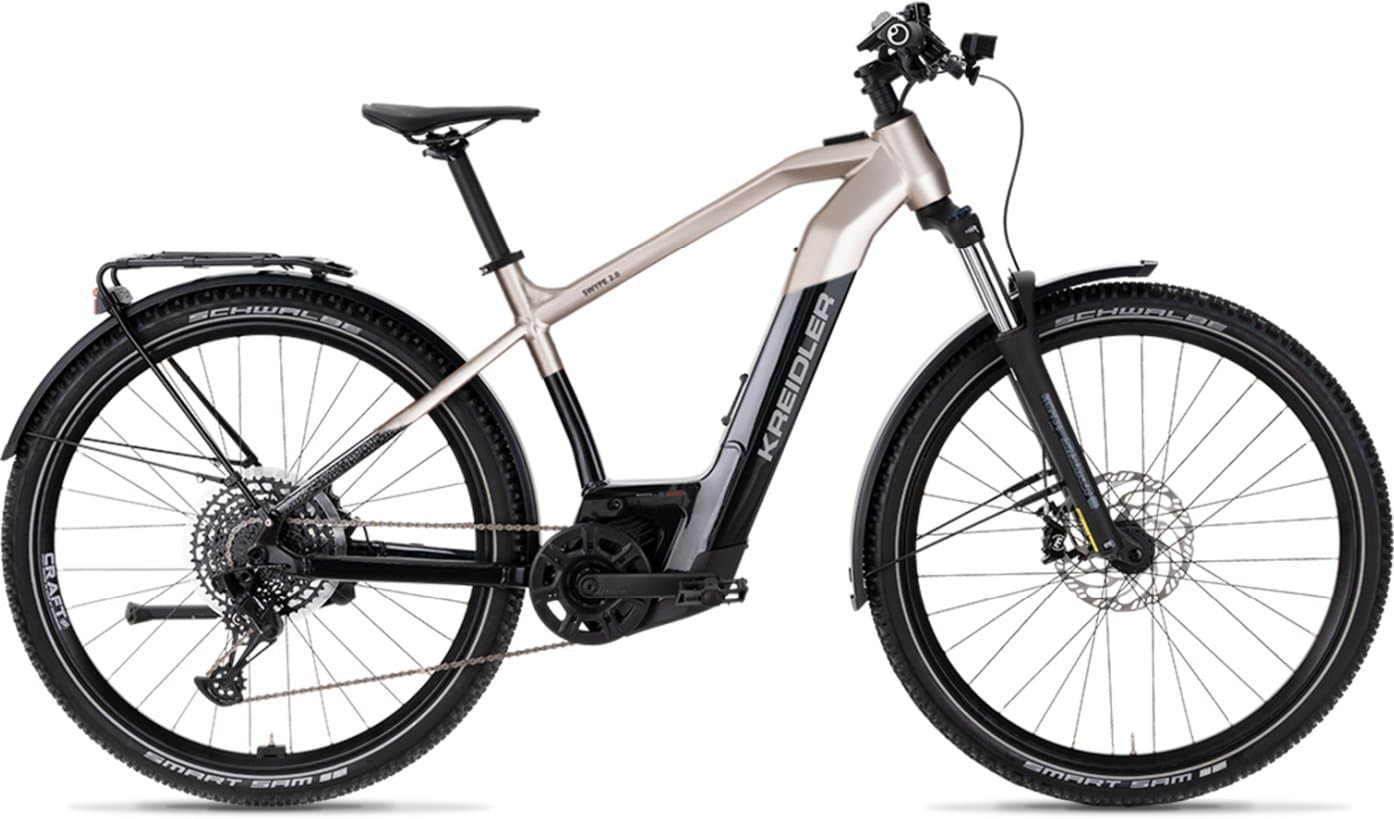 Kreidler Swype 2.0 HT EQ - 625 Wh - 29 Zoll - Diamant - schwarz 38 CM