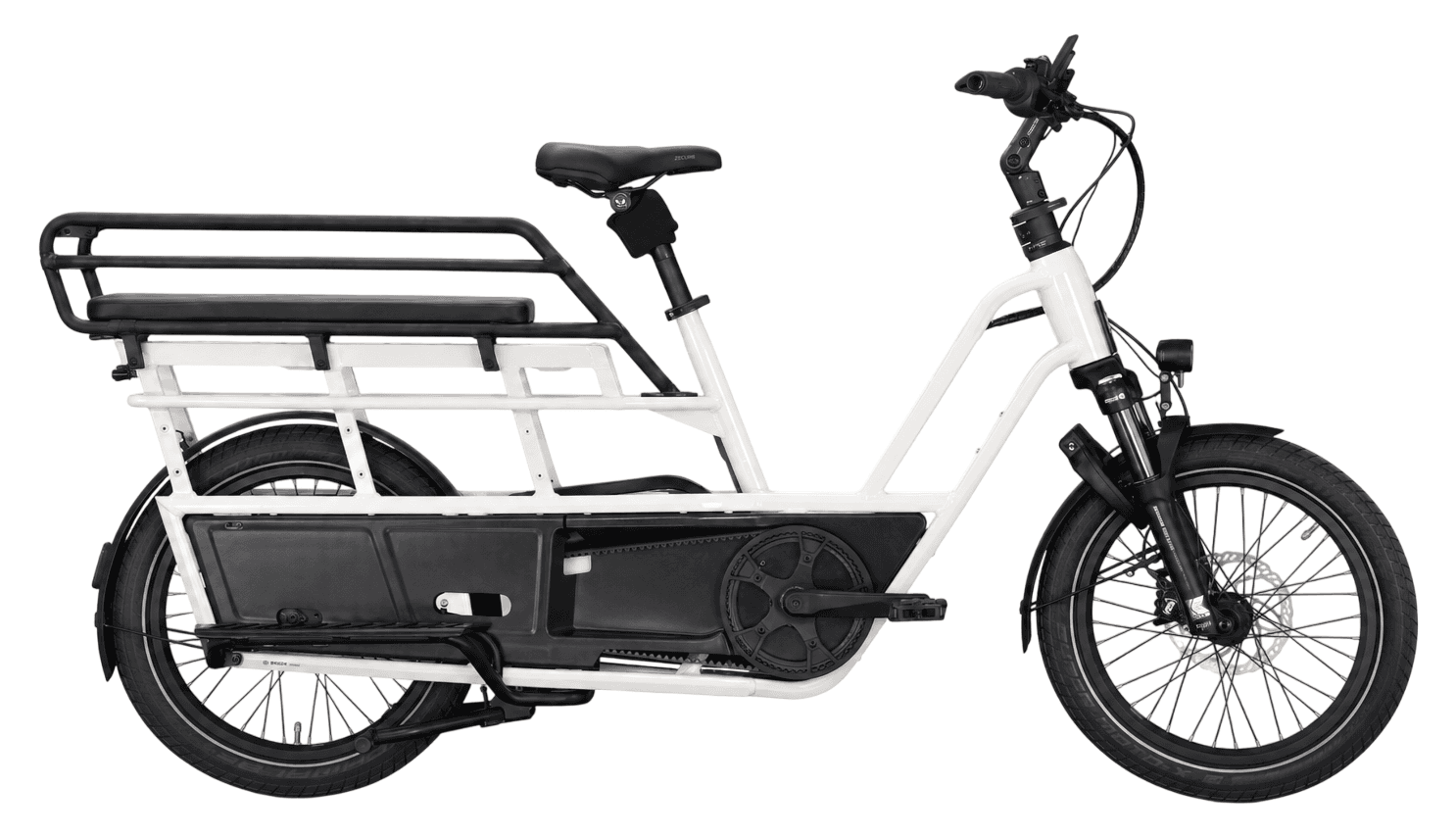 Kettler Flair L - N Belt + Passenger Kit - 545 Wh - 20 Zoll - Longtail - 2026 46 cm Modern white shiny