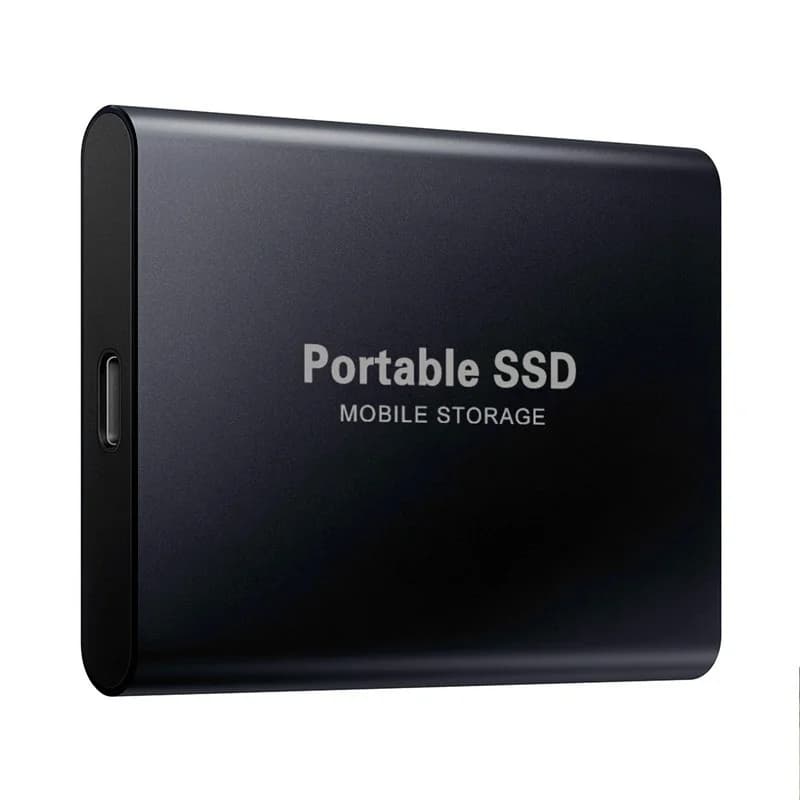 Disque Dur Externe SSD USB 1.8 de Type C de 3.0 Pouces, Capacité de 500 Go, 1 To, 2 To, pour Ordinateur Portable - Black - 4TB