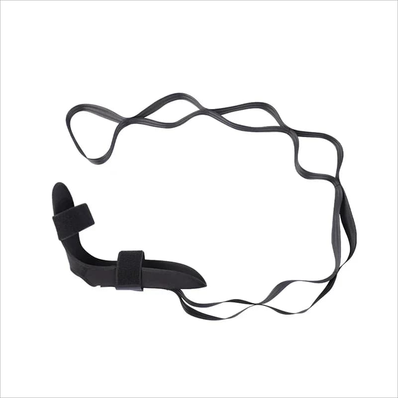 Bande d'étirement de Yoga multicolore, Fitness à domicile, dos ouvert, beauté, Relaxation musculaire, offre spéciale - Noir