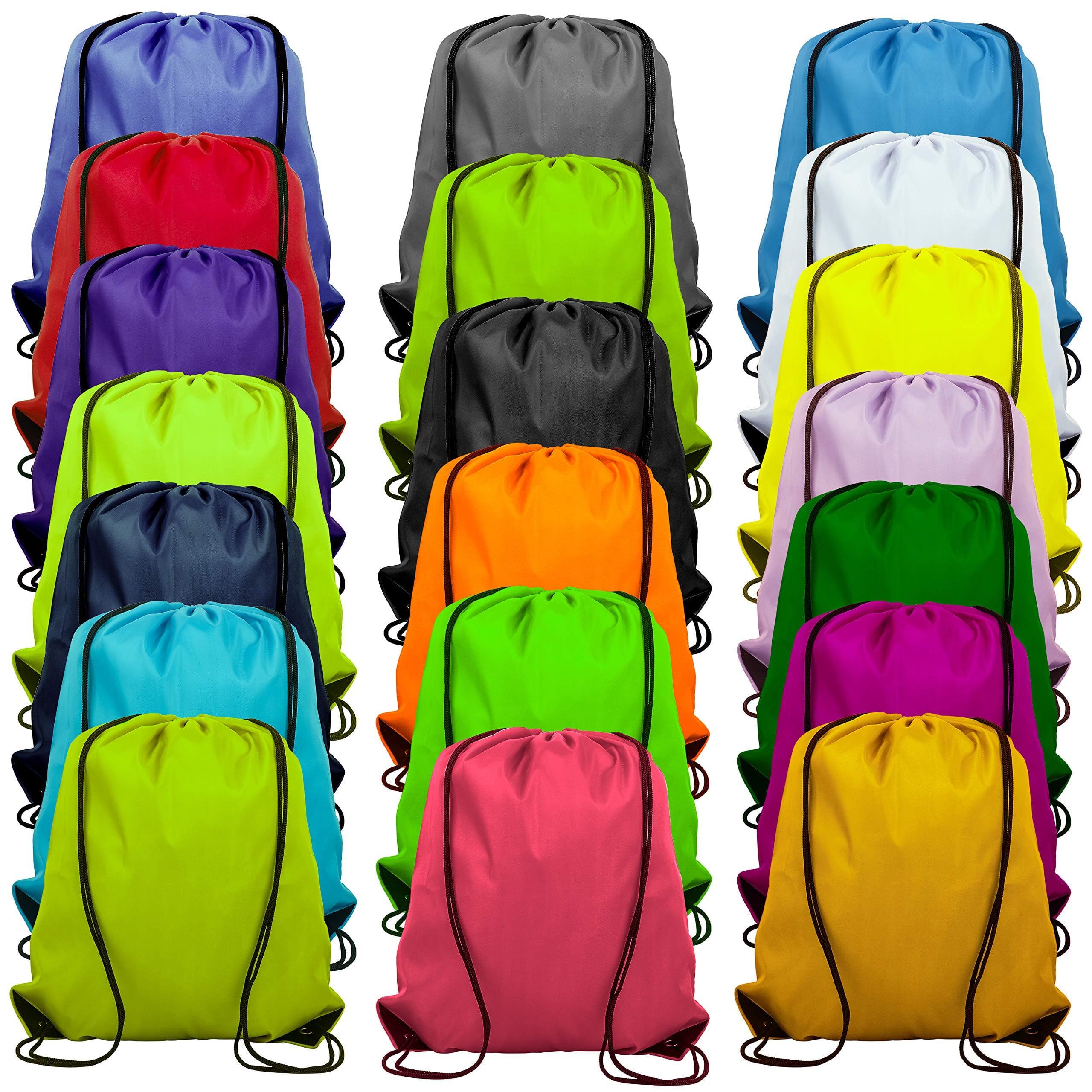 Les 20 Sacs de Sport multicolores à Cordon Parfait : Élégance et Praticité pour Tous les Amateurs d'Aventure - 20 pièces