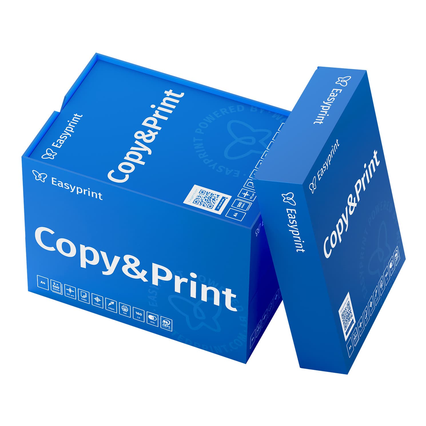 Papier pour imprimante PEFC Easyprint, 2500 feuilles, 5 x 500 A4, blanc de haute qualité, certificat PEFC environnemental