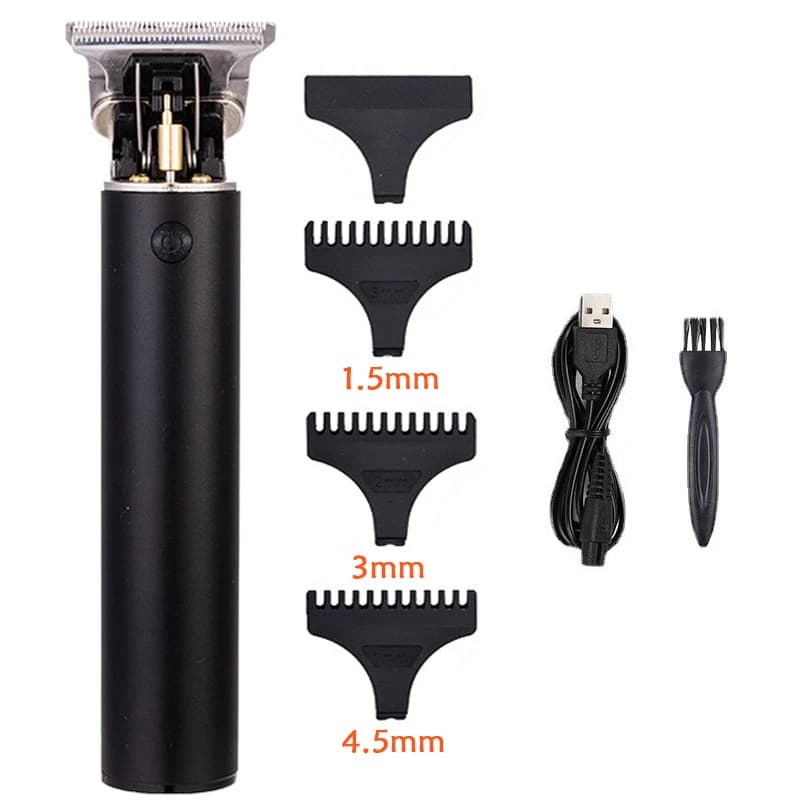Rasoir Électrique Sans Fil Homme – Tondeuse Rechargeable Précision Voyage & Maison - CHINA - T9-2101 Black