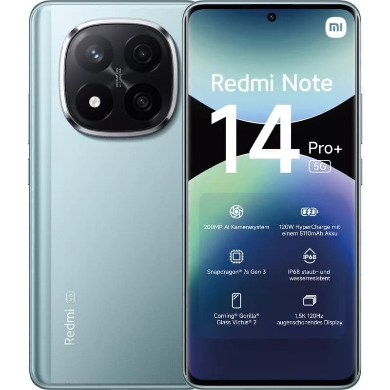 Smartphone Xiaomi Redmi Note 14 Pro+ 12GB/ 256GB/ 6.67’/ 5G/ Azul