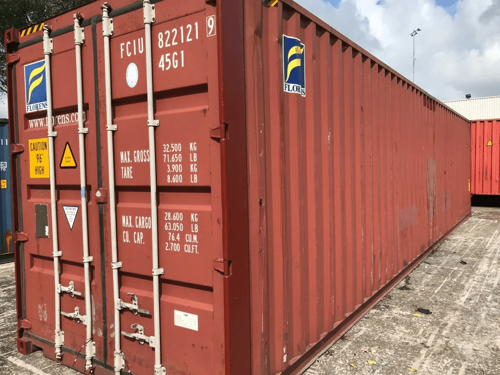 Contenedor Marítimo Seco de 40 Pies con Doble Puerta – Nuevo