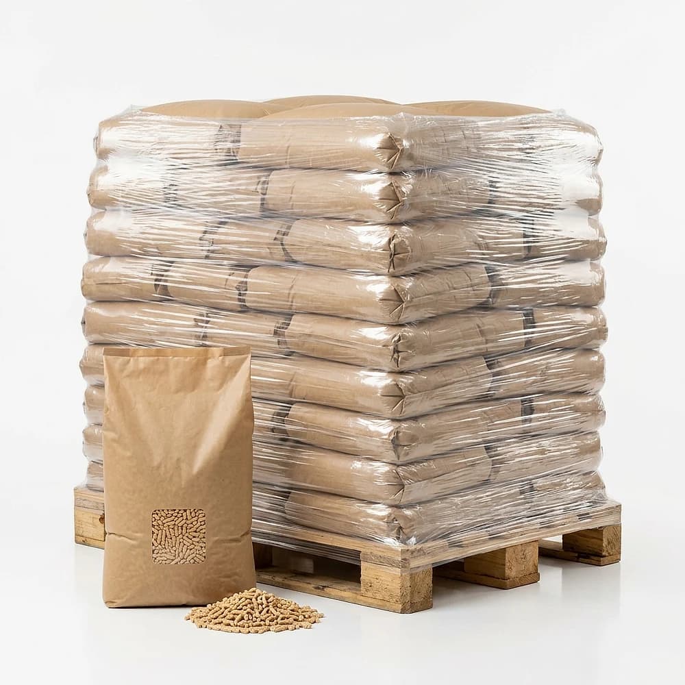 Granuleo — Pellets BADGER 65 sacs de 15 kg Ø 6 mm PCI ≥ 4,6 kWh/kg