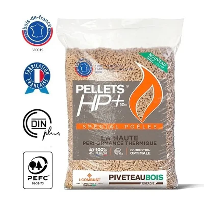Granuleo — Pellets Piveteau 72 sacs de 15 kg PCI ≥ 4,8 kWh/kg