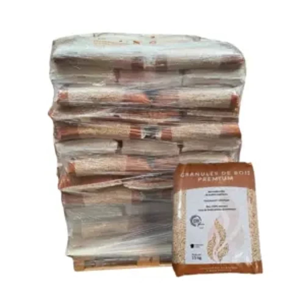 Granuleo — Pellets Rochefort 65 sacs de 15 kg PCI ≥ 4,7 kWh/kg