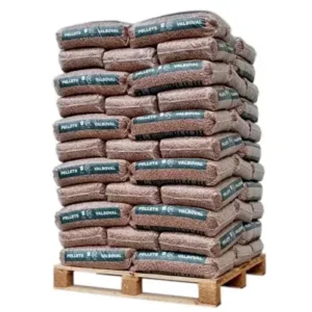 Granuleo — Pellets Valboval 65 sacs de 15 kg Ø 6 mm PCI ≥ 4,6 kWh/kg