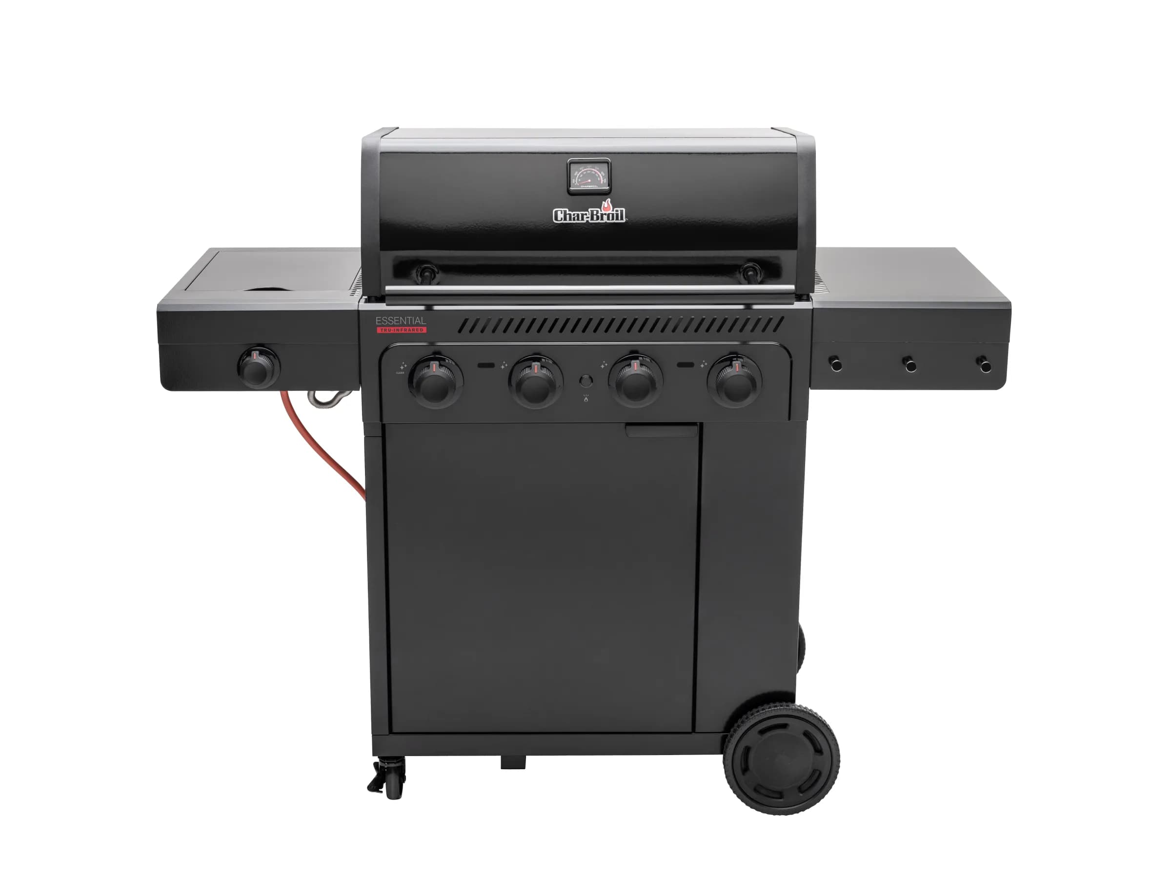Char-Broil Gasgrill Essential 4 G mit Seitenbrenner und Tru-Infrared Technology