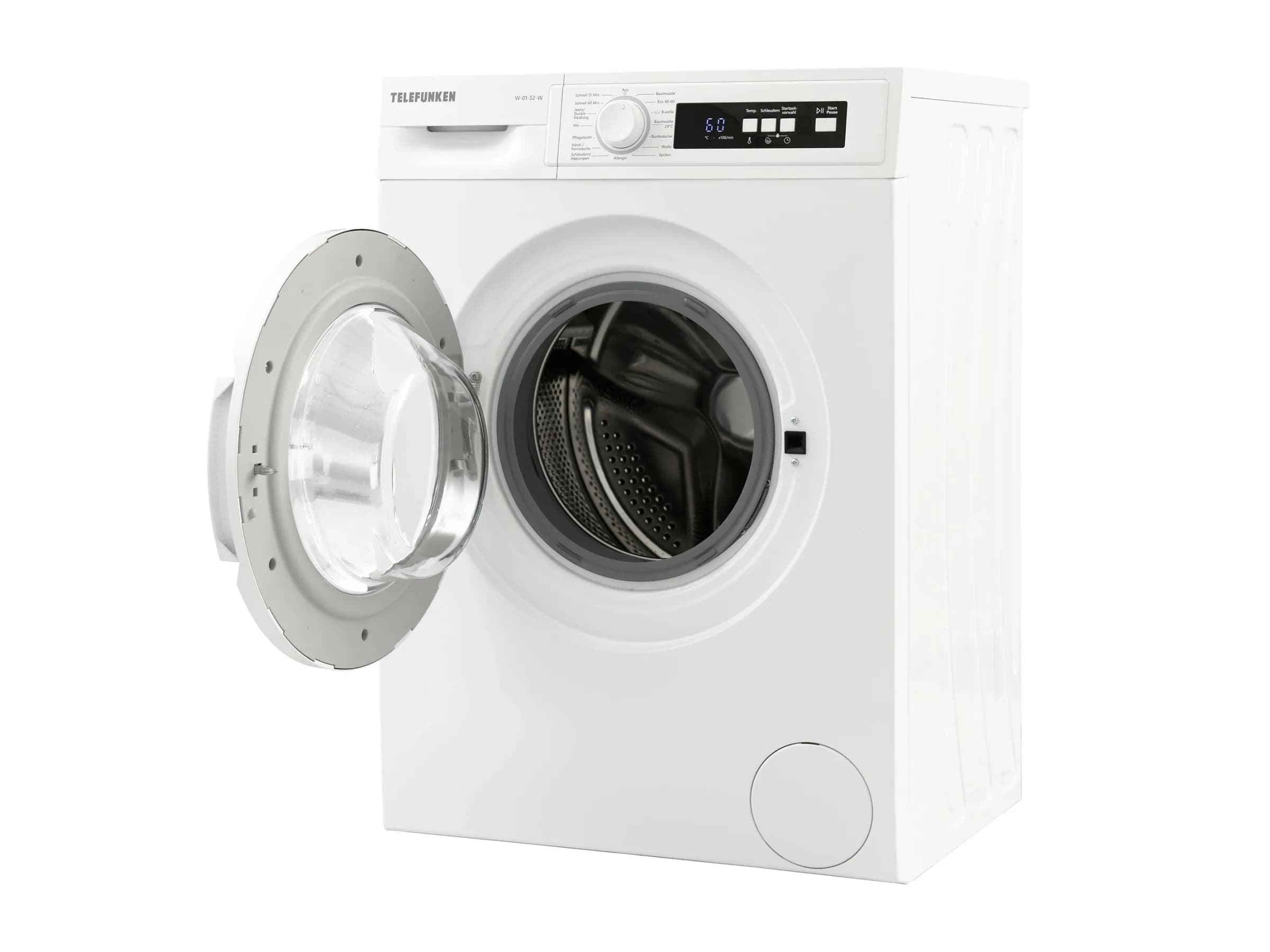 Telefunken Waschmaschine 5kg 1000 U/Min W-01-52-W weiß