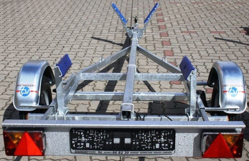 BA 550-L Bootstrailer 550 kg mit Langauflagen