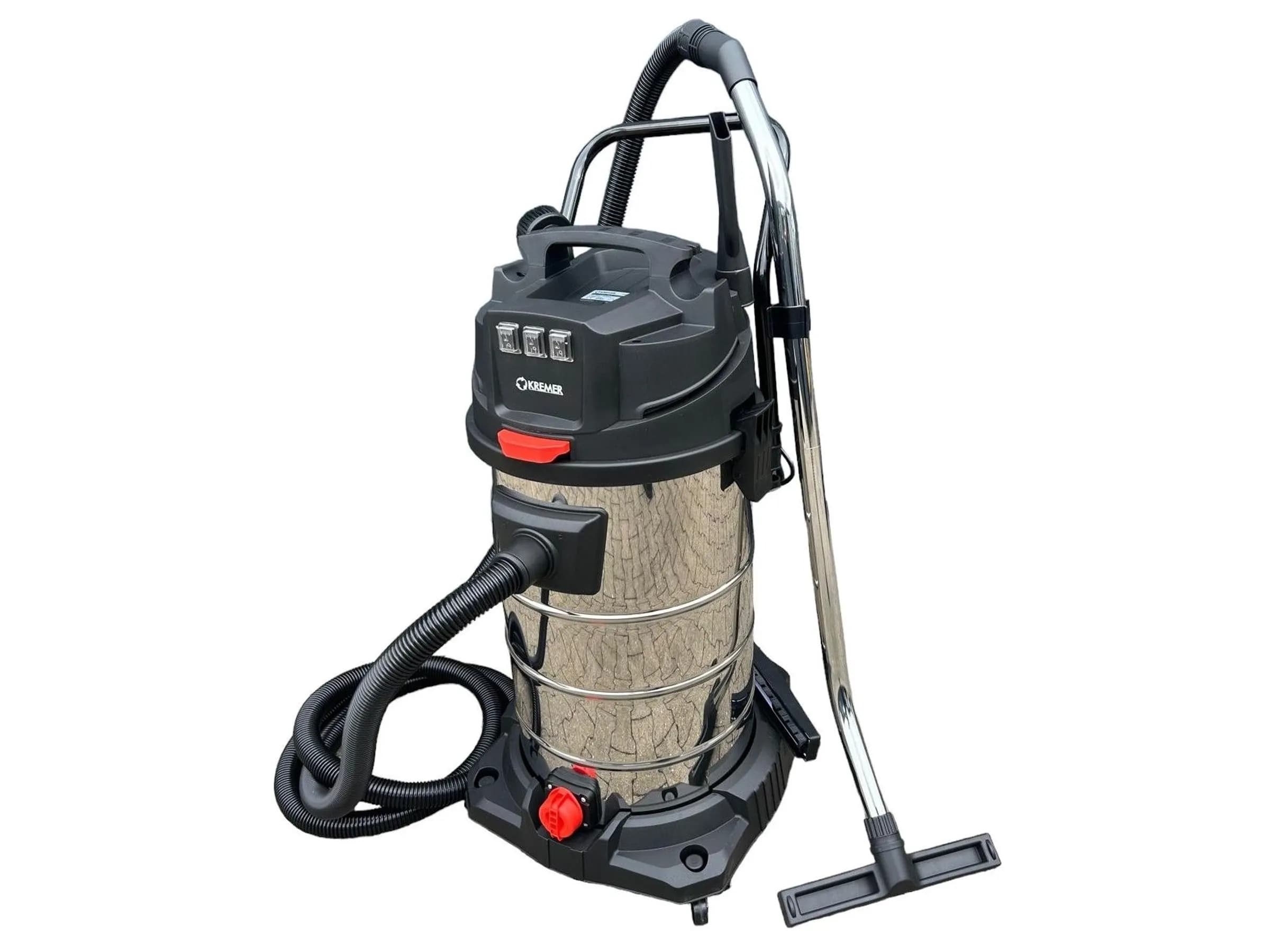 DeTec. Industriesauger 3000W Nass Trocken Sauger 100 Liter Edelstahl Behälter Gewerbe Staubsauger
