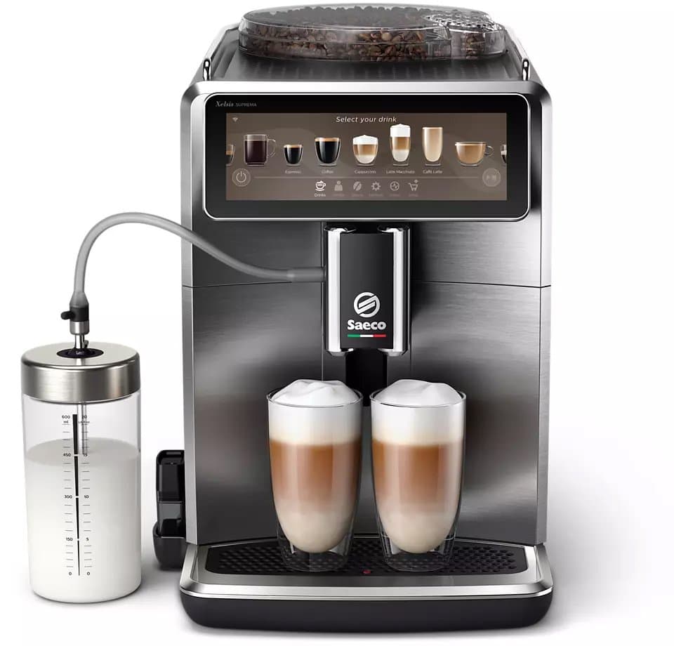 Saeco SM 8785 00 Xelsis Deluxe Kaffeevollautomat schwarz-silber