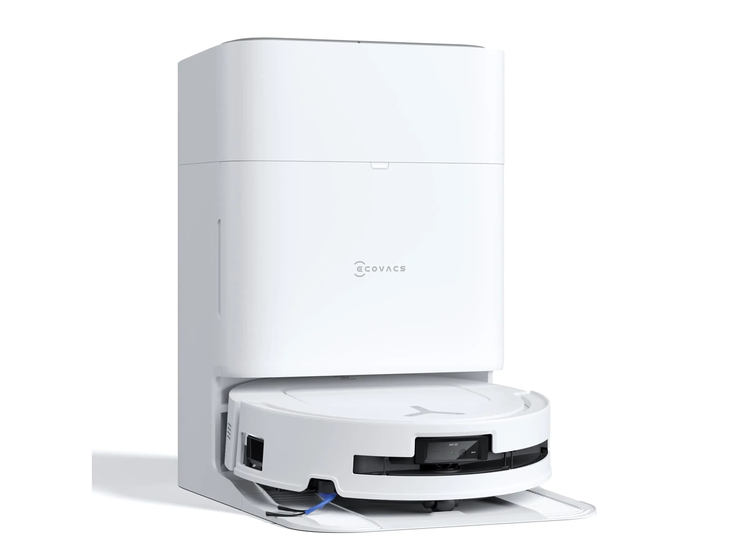 ECOVACS DEEBOT T80 OMNI WHITE mit Selbstreinigender OZMO ROLLER-Wischtechnologie