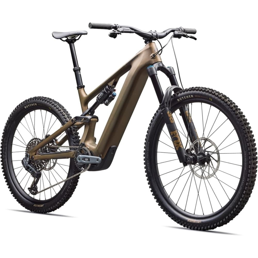 Specialized TURBO LEVO 4 EXPERT Carbon E-Mountainbike 2026 gloss cypress metallic / silver dust - Gold