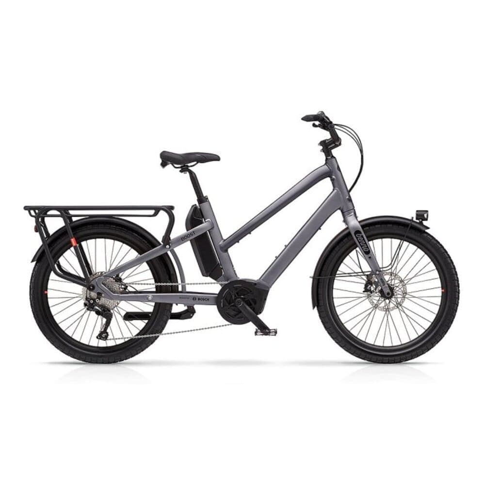 Benno Bikes BOOST E 10D Performance 24" Cargo E-Bike Damen 2025 Anthracite Gray - Grau