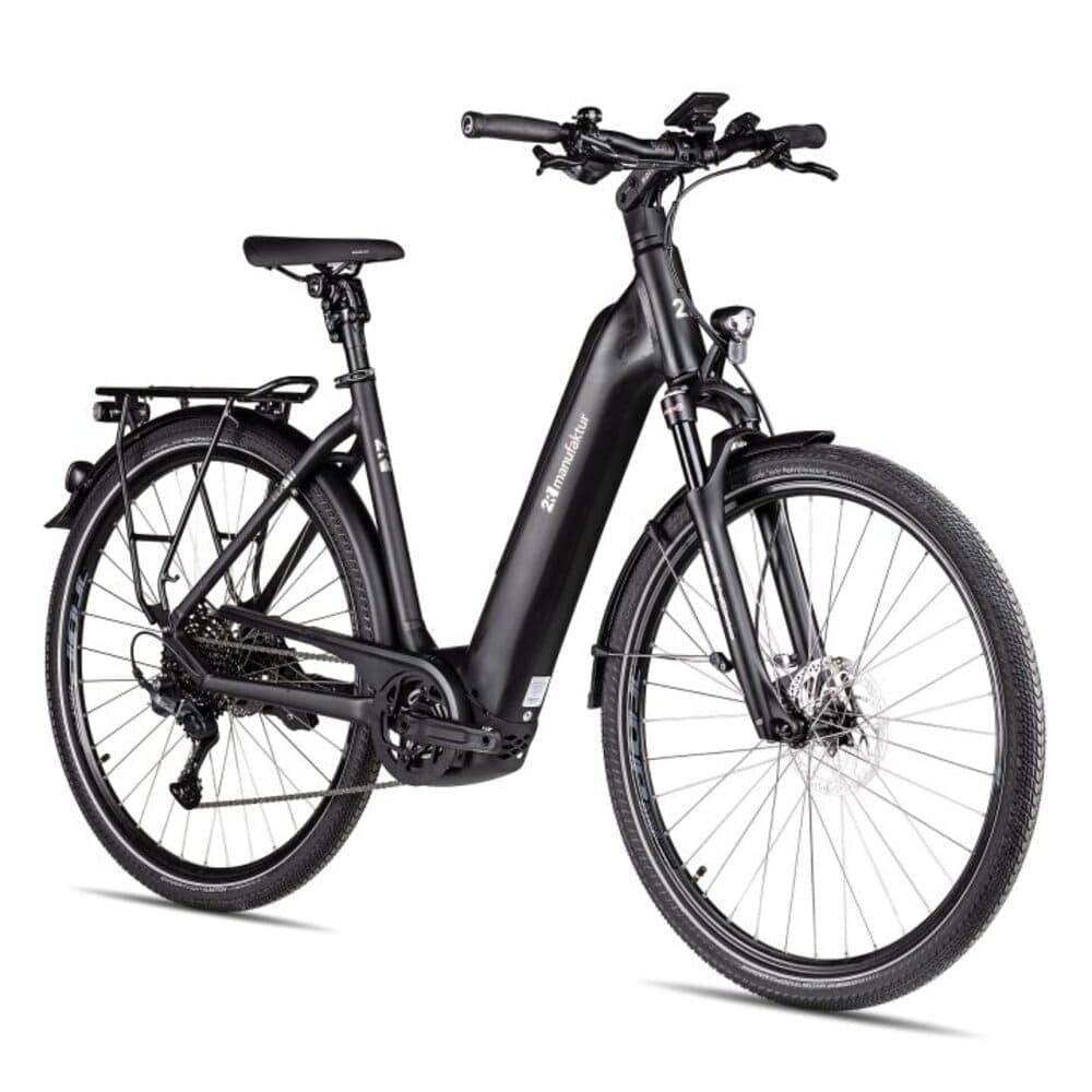 2R Manufaktur ELX 11 Wave Trekking E-Bike 2025 telegrey matt / purple red - Schwarz