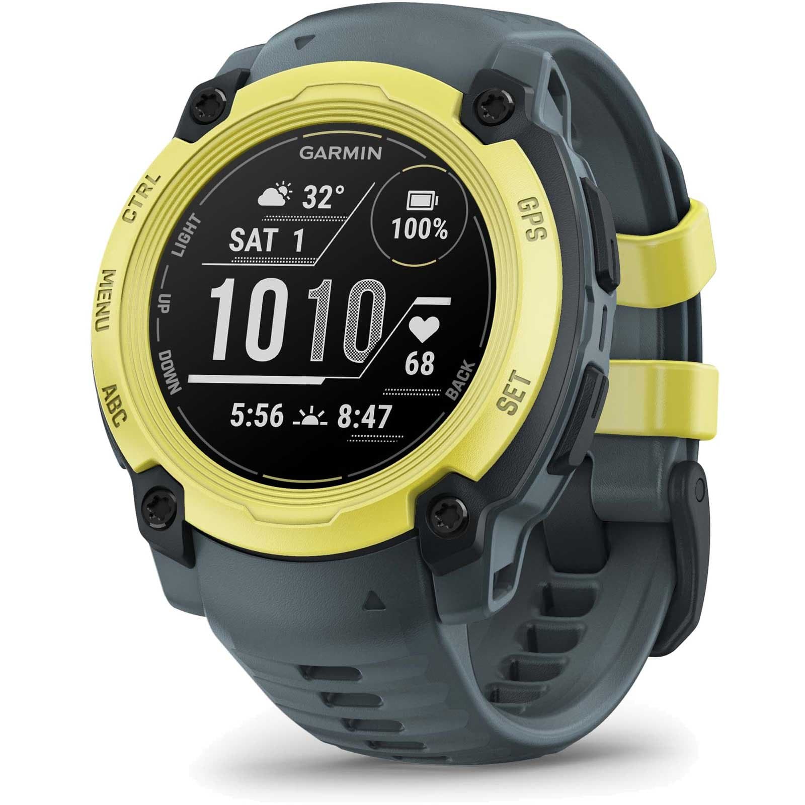 Garmin Instinct E GPS Smartwatch 40mm - Kohle/Schwarz - Electric Lime/Twilight