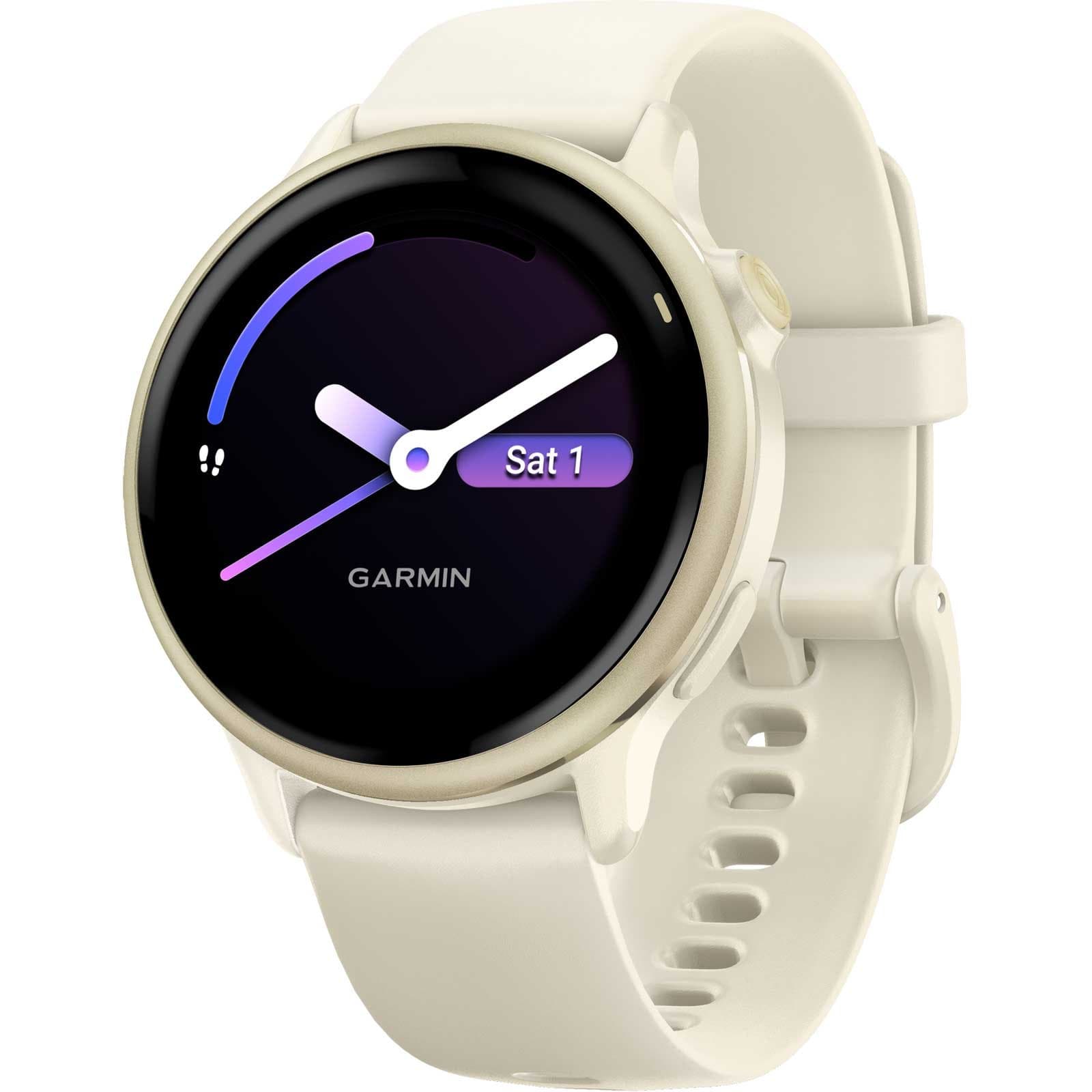 Garmin vívoactive 6 GPS Smartwatch - bone/lunargold