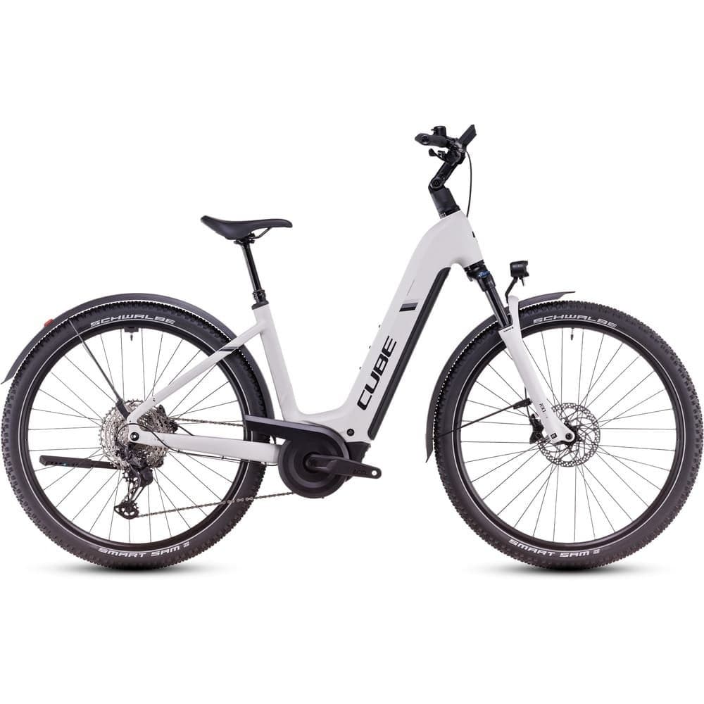 E-Bike CUBE KATHMANDU HYBRID EXC 800 Trekking 2025 cotton / silver