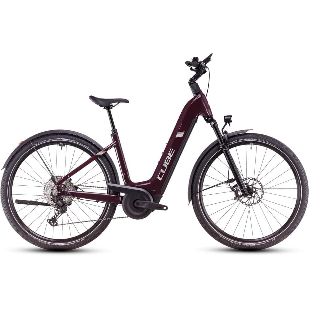 CUBE E-Bike NURIDE HYBRID SLX 800 Allroad 2025 amarone / lunar - Lila