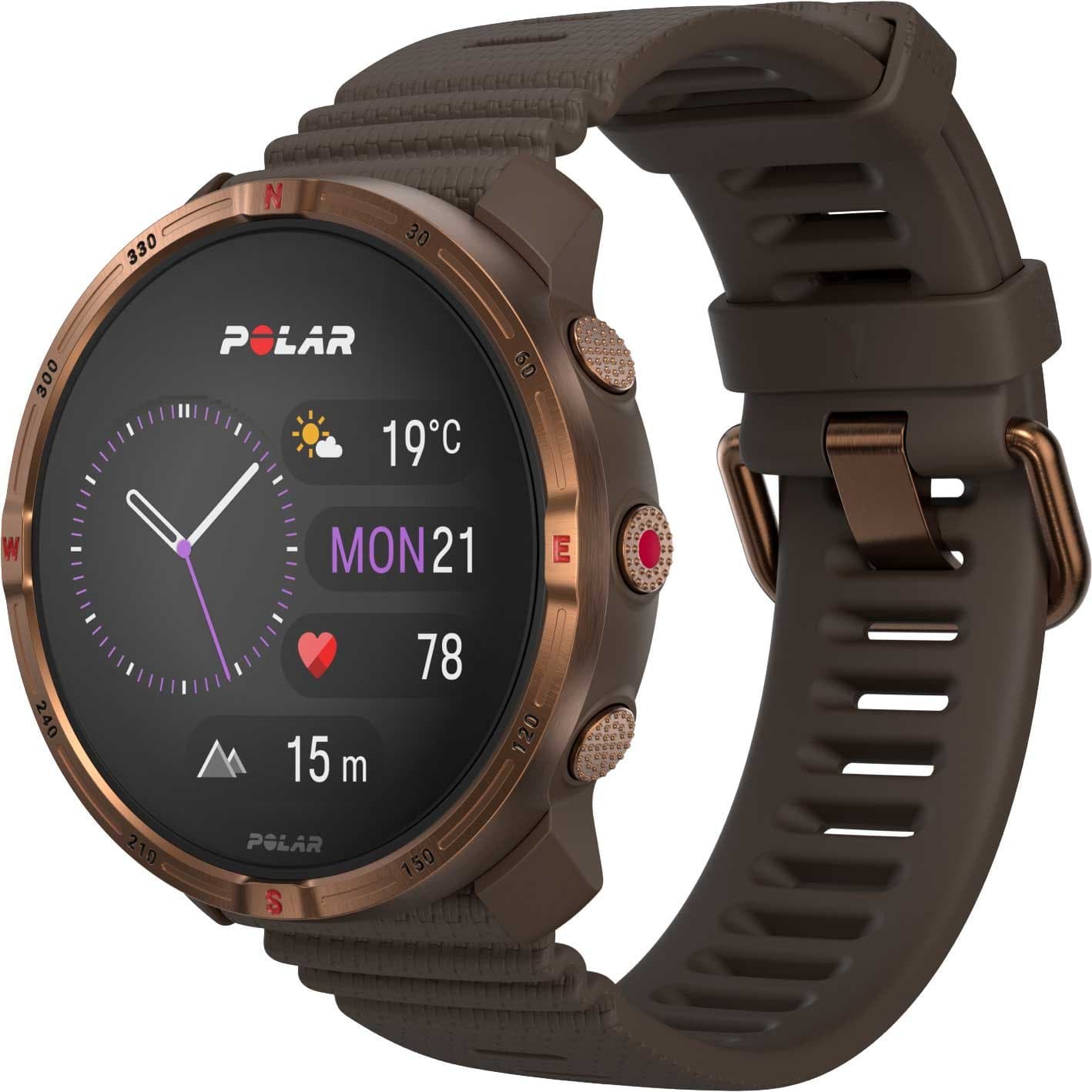 Polar Grit X2 GPS Multisport Uhr - schwarz - Braun