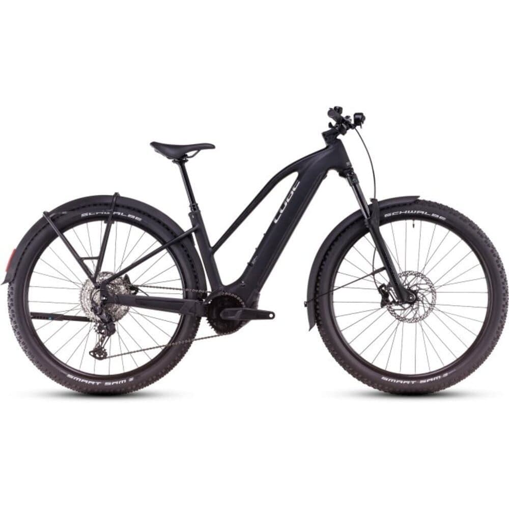 CUBE REACTION HYBRID Race 800 Allroad 29" Damen E-Mountainbike 2025 black / metal
