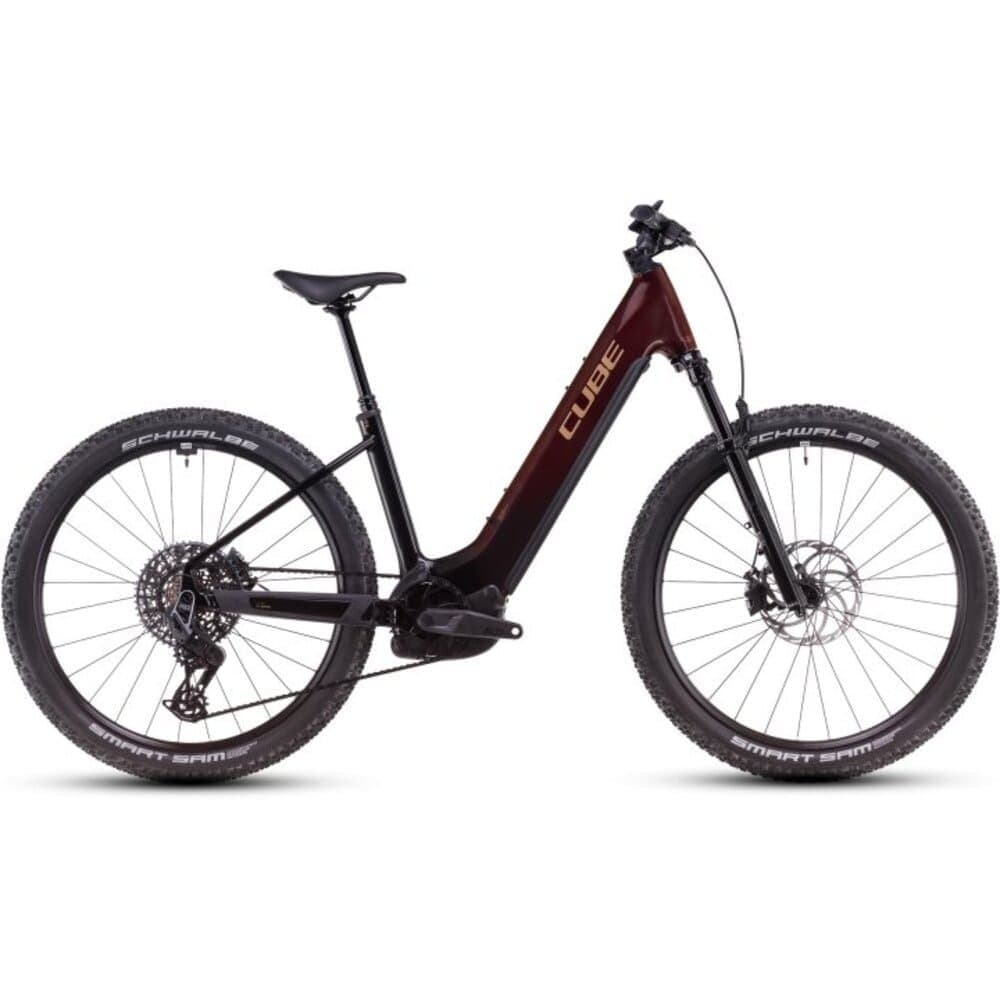 CUBE REACTION HYBRID SLT 800 E-Mountainbike 27.5" Tiefeinstieg 2025 - Rot