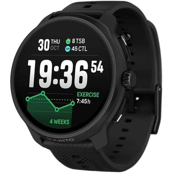 Suunto Race 2 GPS Multisport-Uhr - Feather Gray - All Black