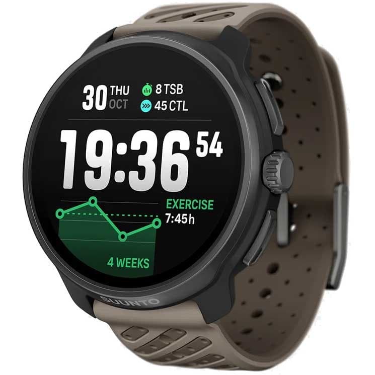 Suunto Race 2 GPS Multisport-Uhr - Titanium Black - Titanium Trail