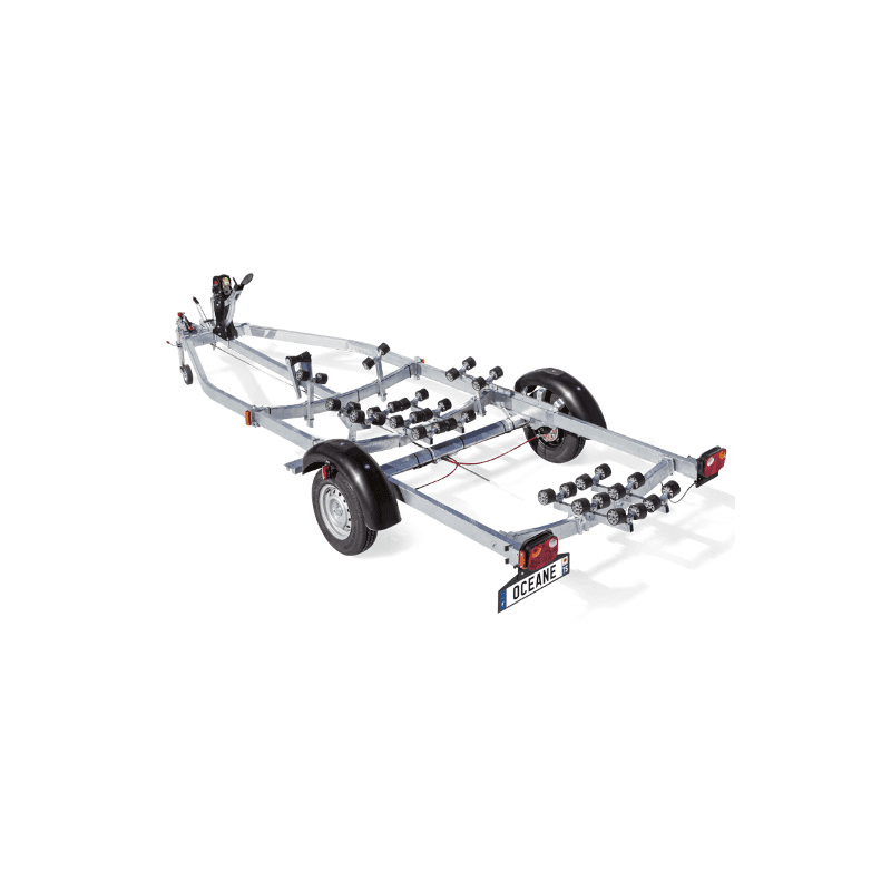 Remorque Océane Multi-Rouleaux Freinée PTAC 1300Kg O131S-60