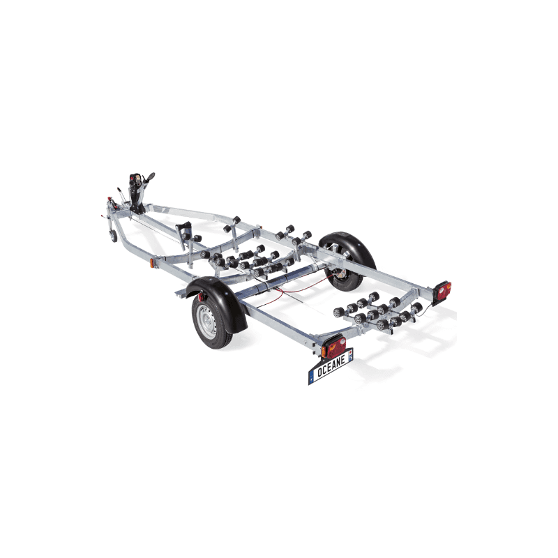Remorque Multi-Rouleaux Freinée OCEANE PTAC 1500Kg O151S-60