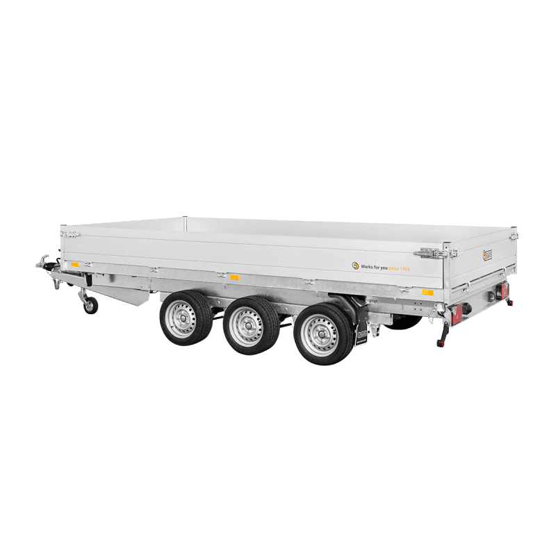 Remorque benne triple SARIS 3500 kg (406x204)