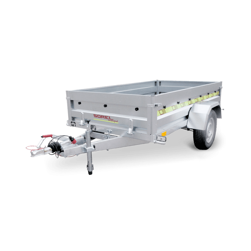 Remorque Freinée RUSTIQUE R261F113 PTAC 1300 kg - SOREL