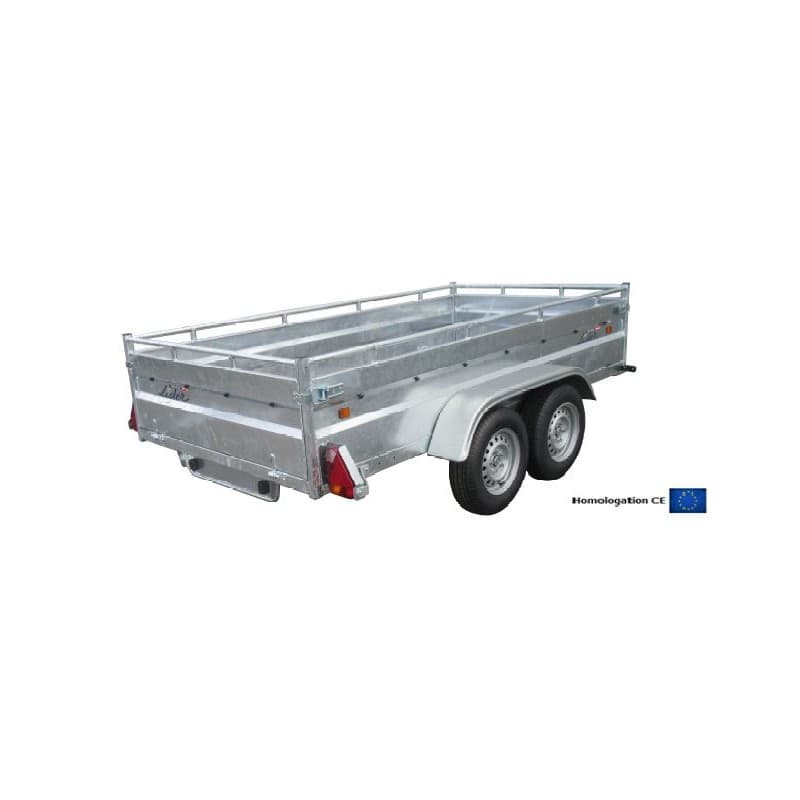 Remorque Robust 38398 - PTAC 2500 kg (300 x 150 cm) - LIDER