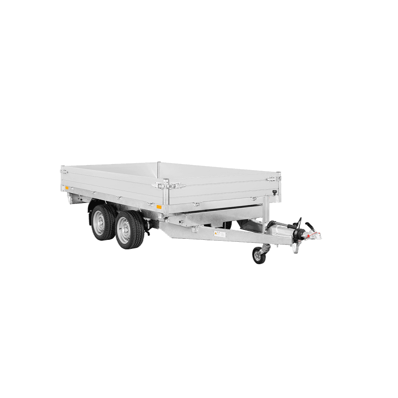 Remorque tribenne aluminium SARIS K330618435002 - PTAC 3500 kg