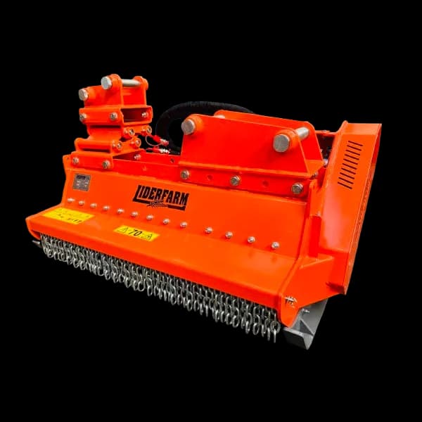 TĂŞte de broyage hydraulique LIDERFARM 1m20 pour mini pelles 10-16t