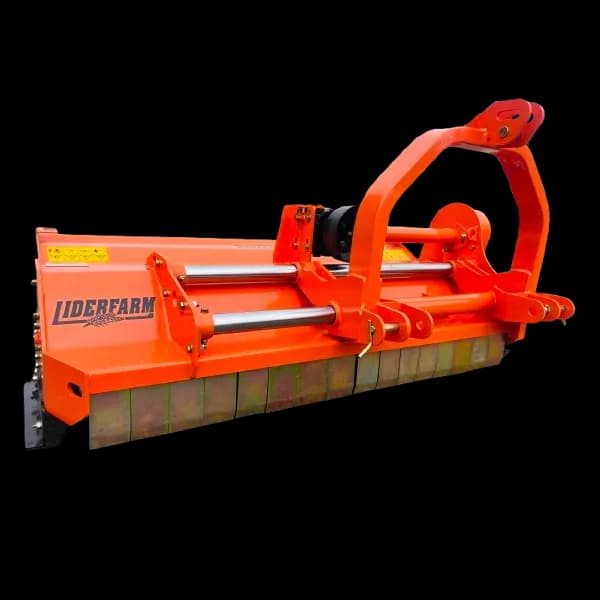 Tondo-broyeur LIDERFARM série lourde 2m20, broyage jusqu'à 6-7 cm, attelage 65 CV